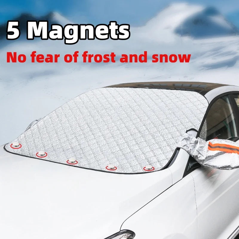 Sunshade Cover Car Windshield Snow Sun Shade Waterproof Protector Cover Car Front Windscreen Cover by Nova Shop