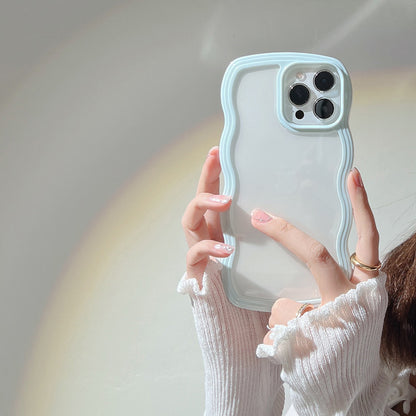 Wave Edge iPhone Case – Slim Candy Color TPU Cover with Full Protection (iPhone X–13 Pro Max) by Nova Shop