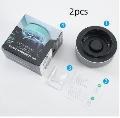 smoke removal air purifier ashtray by Nova Shop