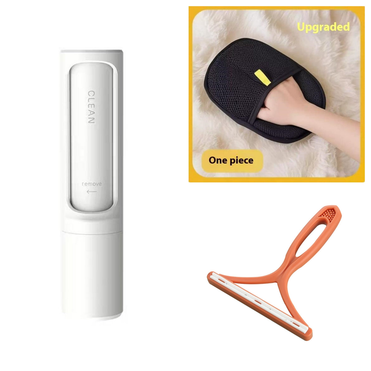 Self-Cleaning Pet Hair Remover Brush – Reusable Lint Roller for Cat &amp; Dog Fur on Furniture &amp; Clothes by Nova Shop