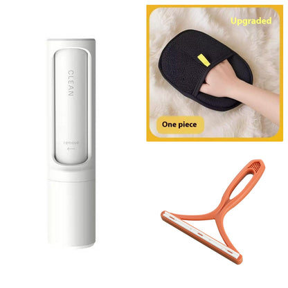 Self-Cleaning Pet Hair Remover Brush – Reusable Lint Roller for Cat &amp; Dog Fur on Furniture &amp; Clothes by Nova Shop