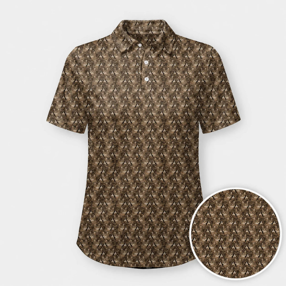 printed polyester casual men&