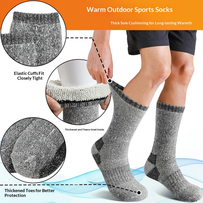 thermal mid crew socks for outdoor sports by Nova Shop