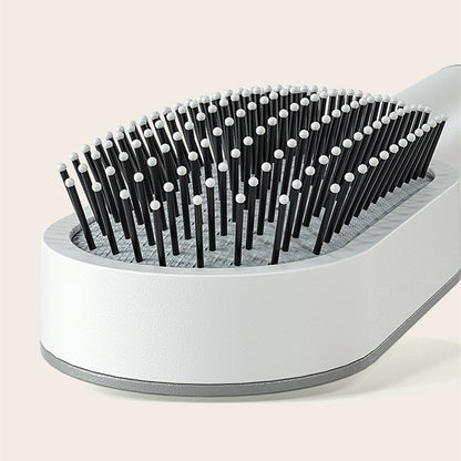 Self-Cleaning Hair Brush – Anti-Static Scalp Massage Detangling Brush for All Hair Types by Nova Shop