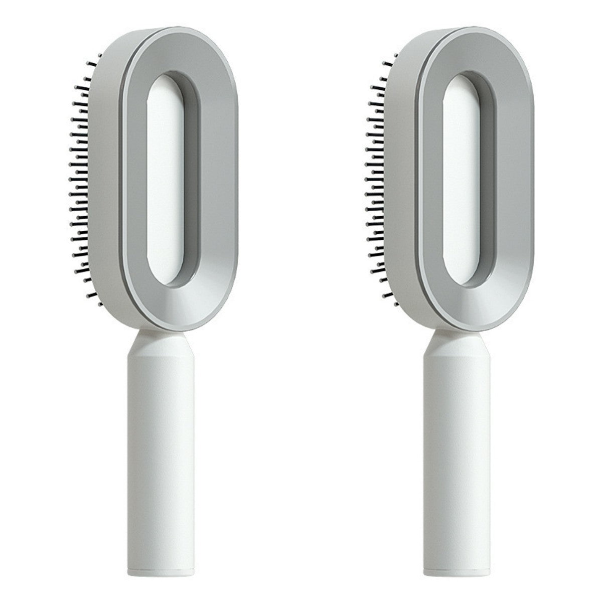 Self-Cleaning Hair Brush – Anti-Static Scalp Massage Detangling Brush for All Hair Types by Nova Shop