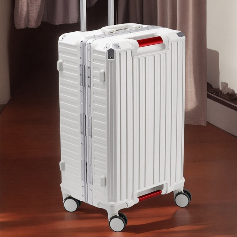 aluminum frame trolley suitcase with lock by My Store